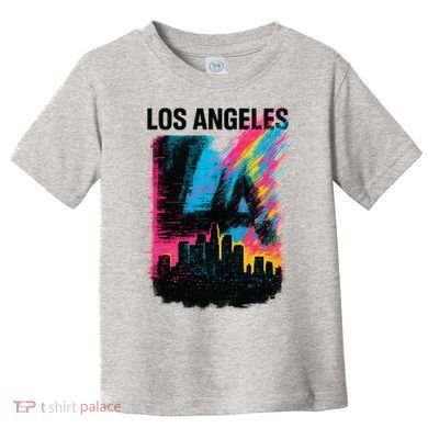 Electric LA Skyline Toddler T-Shirt