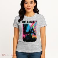Electric LA Skyline Women's T-Shirt thumb 4