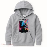 Electric LA Skyline Kids Hoodie thumb 0