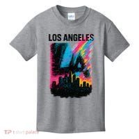 Electric LA Skyline Kids T-Shirt thumb 0