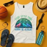 Every Little Thing Is Gonna Be Alright Bird Cute Adorable Tank Top thumb 4