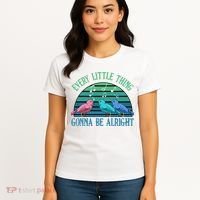 Every Little Thing Is Gonna Be Alright Bird Cute Adorable Women's T-Shirt thumb 4
