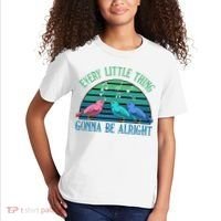 Every Little Thing Is Gonna Be Alright Bird Cute Adorable Kids T-Shirt thumb 2