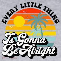 Every Little Thing Is Gonna Be Alright Jamaica Island Women's Sweatshirt thumb 2