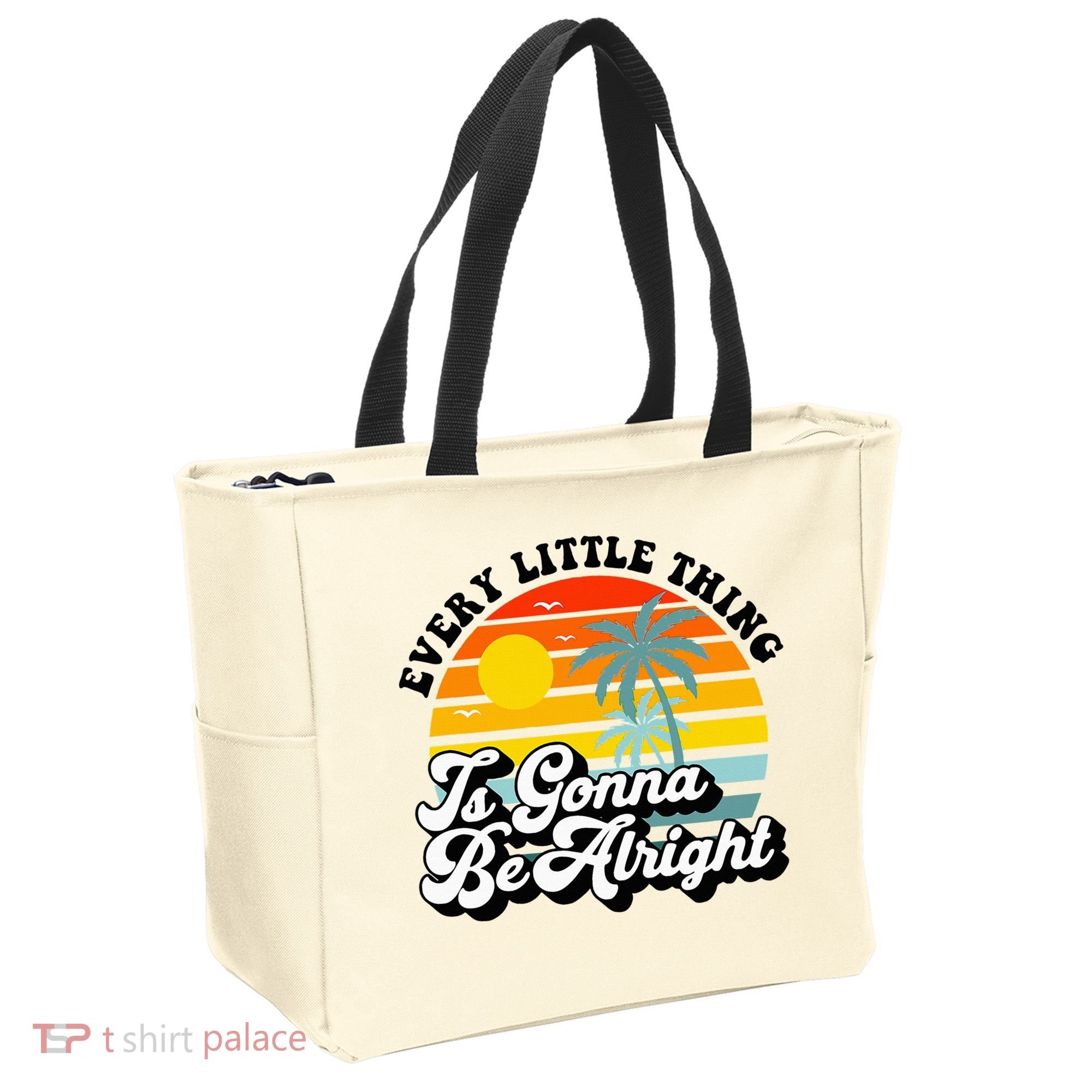 Every Little Thing Is Gonna Be Alright Jamaica Island Tote Bag
