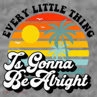 Every Little Thing Is Gonna Be Alright Jamaica Island Toddler Hoodie thumb 2
