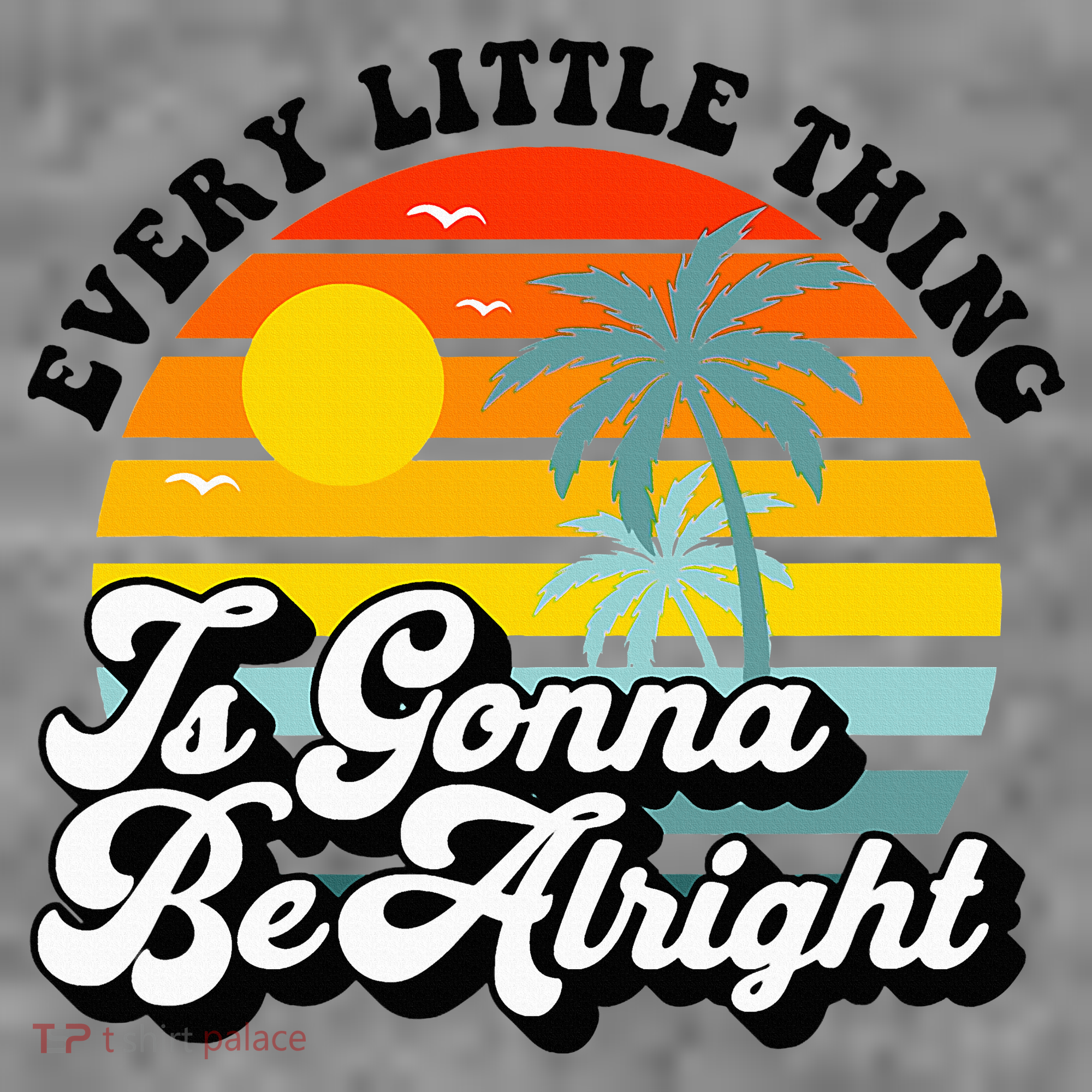 Every Little Thing Is Gonna Be Alright Jamaica Island Toddler Hoodie