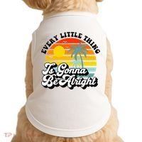 Every Little Thing Is Gonna Be Alright Jamaica Island Doggie Tank thumb 0