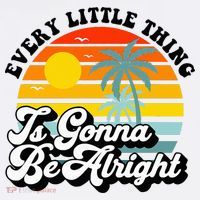 Every Little Thing Is Gonna Be Alright Jamaica Island Long Sleeve Shirt thumb 2