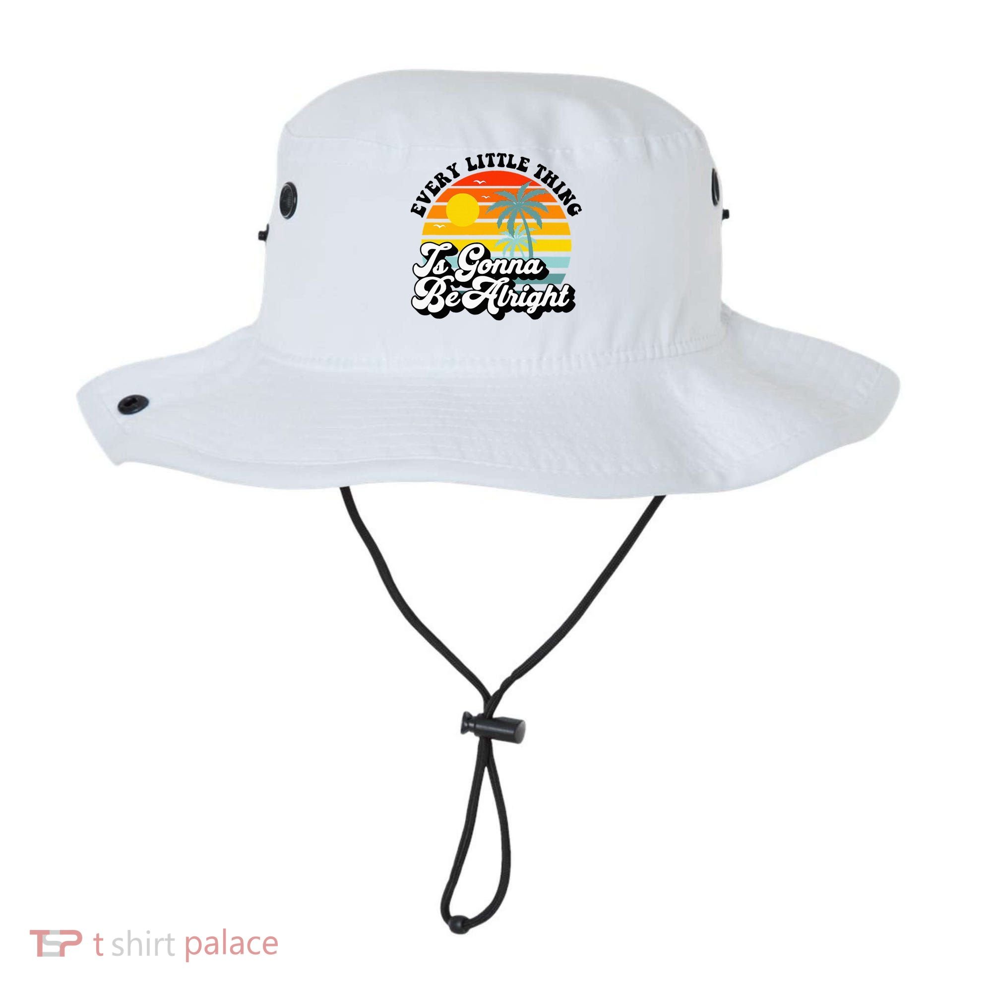 Every Little Thing Is Gonna Be Alright Jamaica Island Bucket Hat