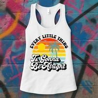 Every Little Thing Is Gonna Be Alright Jamaica Island Women's Tank Top thumb 3