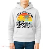 Every Little Thing Is Gonna Be Alright Jamaica Island Kids Hoodie thumb 4