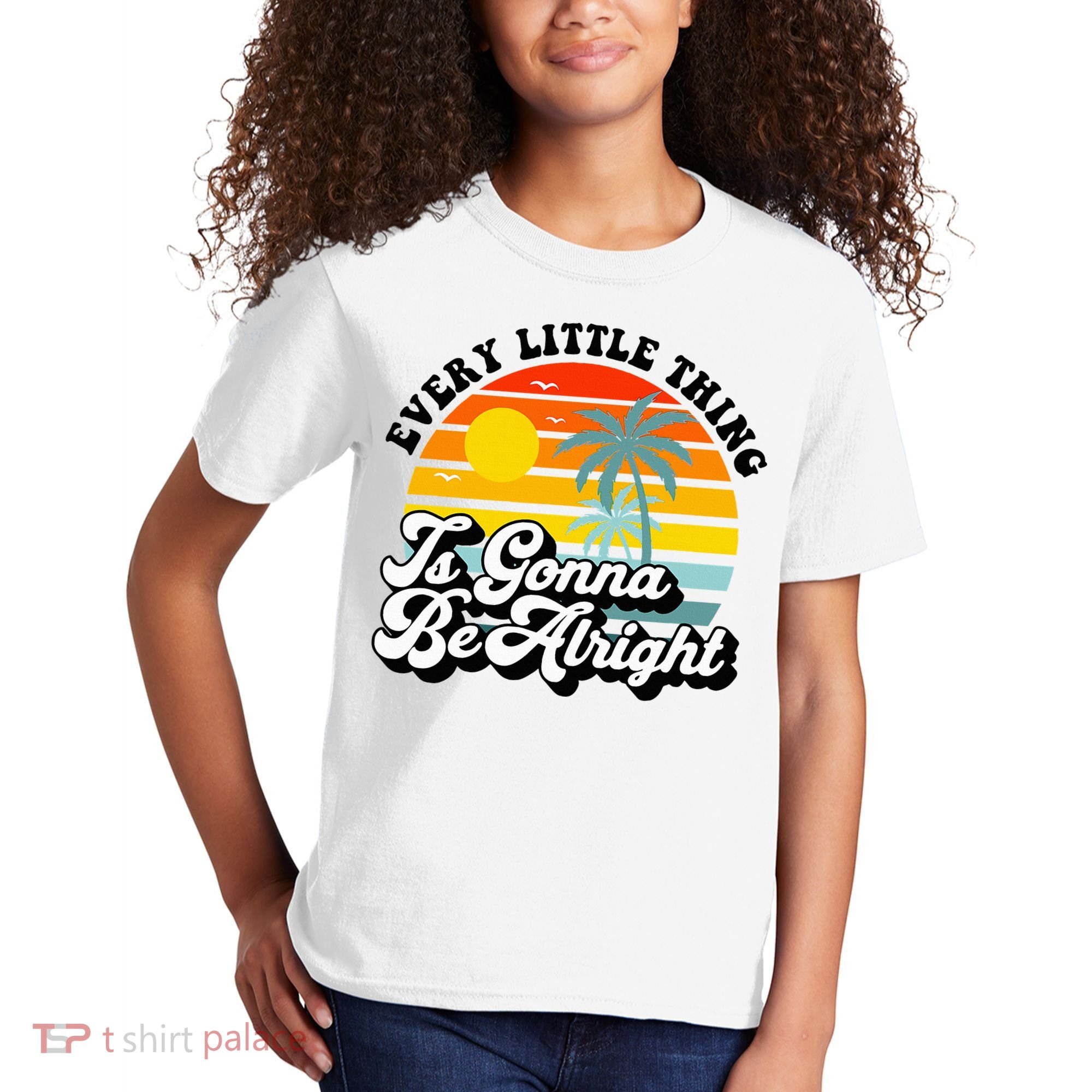 Every Little Thing Is Gonna Be Alright Jamaica Island Kids T-Shirt