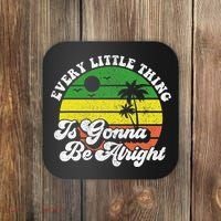Every Little Thing Is Gonna Be Alright Jamaica Wo Gift Coaster thumb 0