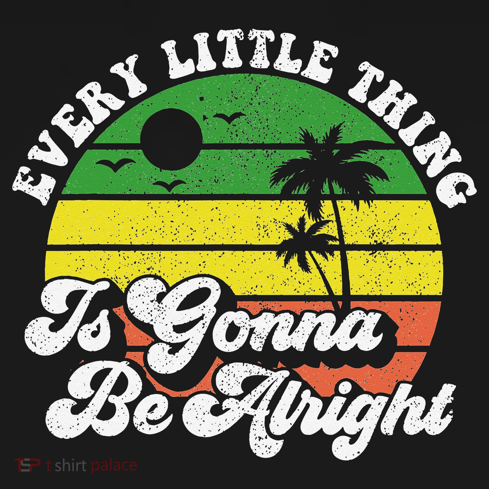 Every Little Thing Is Gonna Be Alright Jamaica Wo Gift Polo