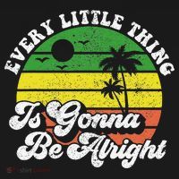 Every Little Thing Is Gonna Be Alright Jamaica Wo Gift Mousepad thumb 1