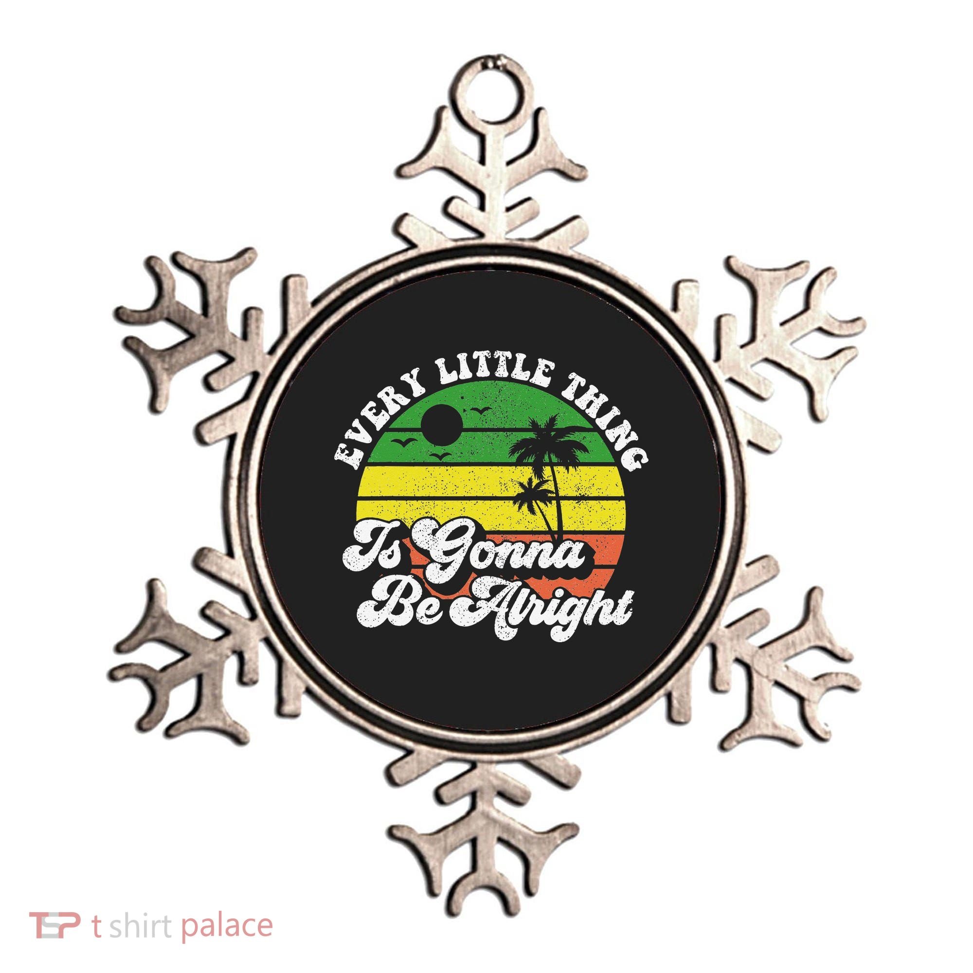 Every Little Thing Is Gonna Be Alright Jamaica Wo Gift Ornament