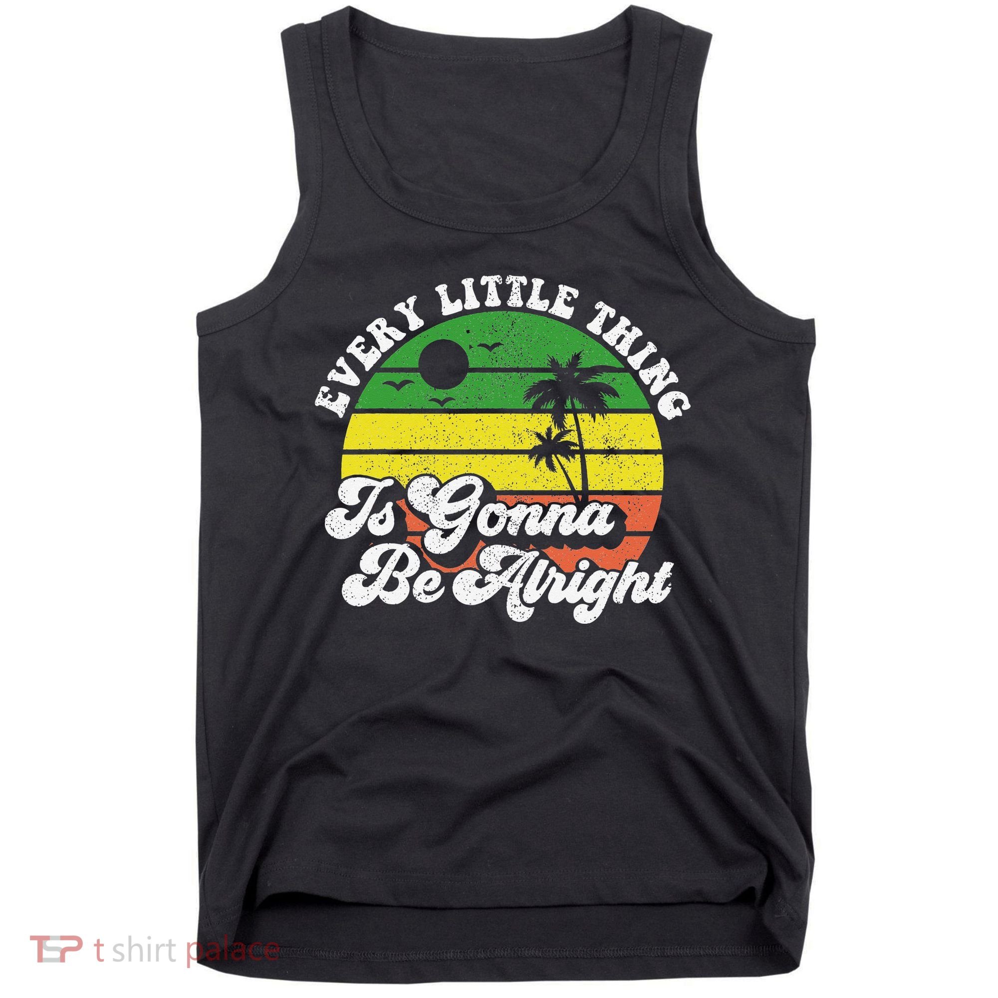 Every Little Thing Is Gonna Be Alright Jamaica Wo Gift Tank Top