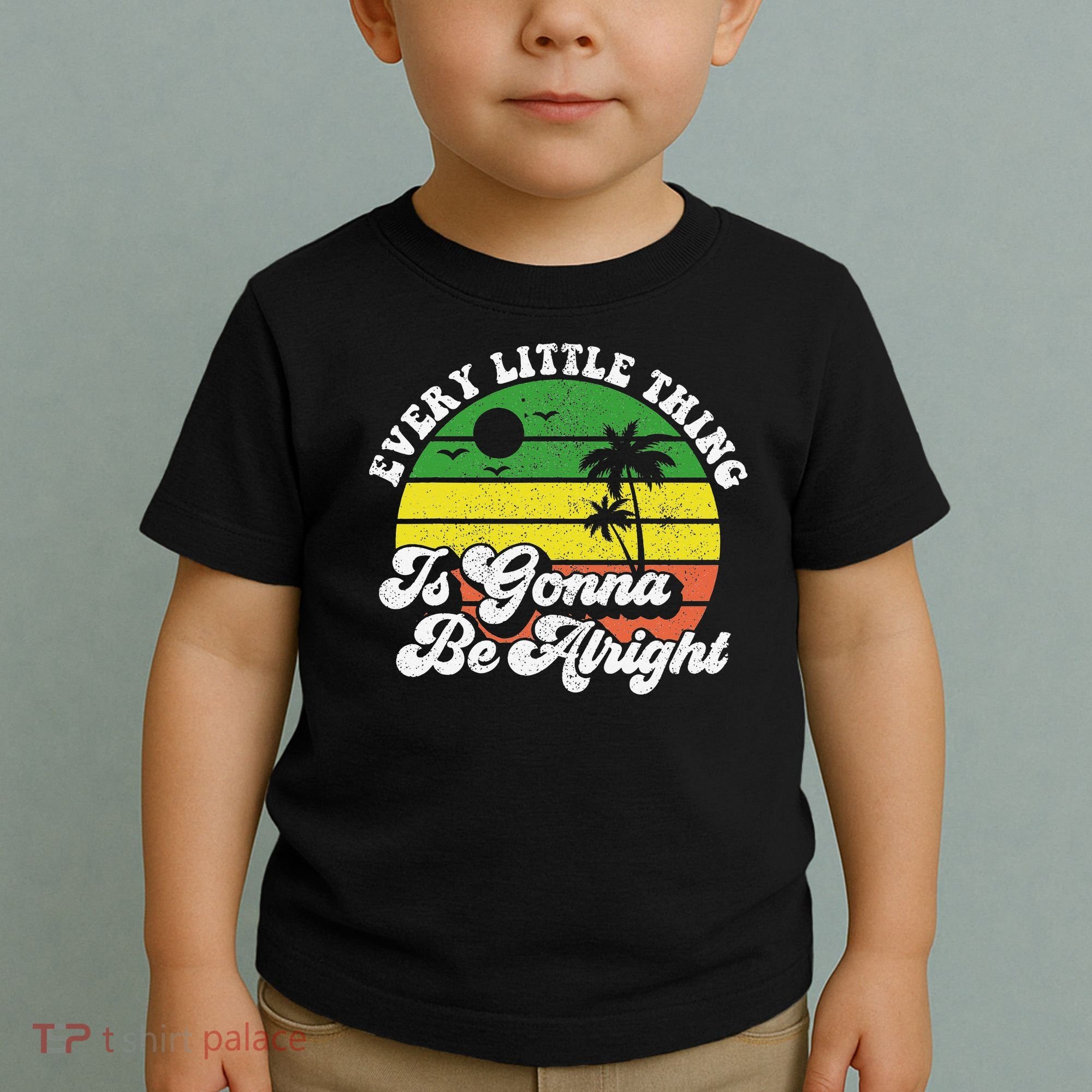 Every Little Thing Is Gonna Be Alright Jamaica Wo Gift Toddler T-Shirt