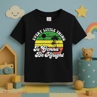 Every Little Thing Is Gonna Be Alright Jamaica Wo Gift Toddler T-Shirt thumb 3