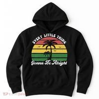Every Little Thing Is Gonna Be Alright Jamaica Funny Reggae Hoodie thumb 0