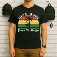Every Little Thing Is Gonna Be Alright Jamaica Funny Reggae T-Shirt thumb 6