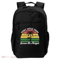 Every Little Thing Is Gonna Be Alright Jamaica Funny Reggae Backpack thumb 0