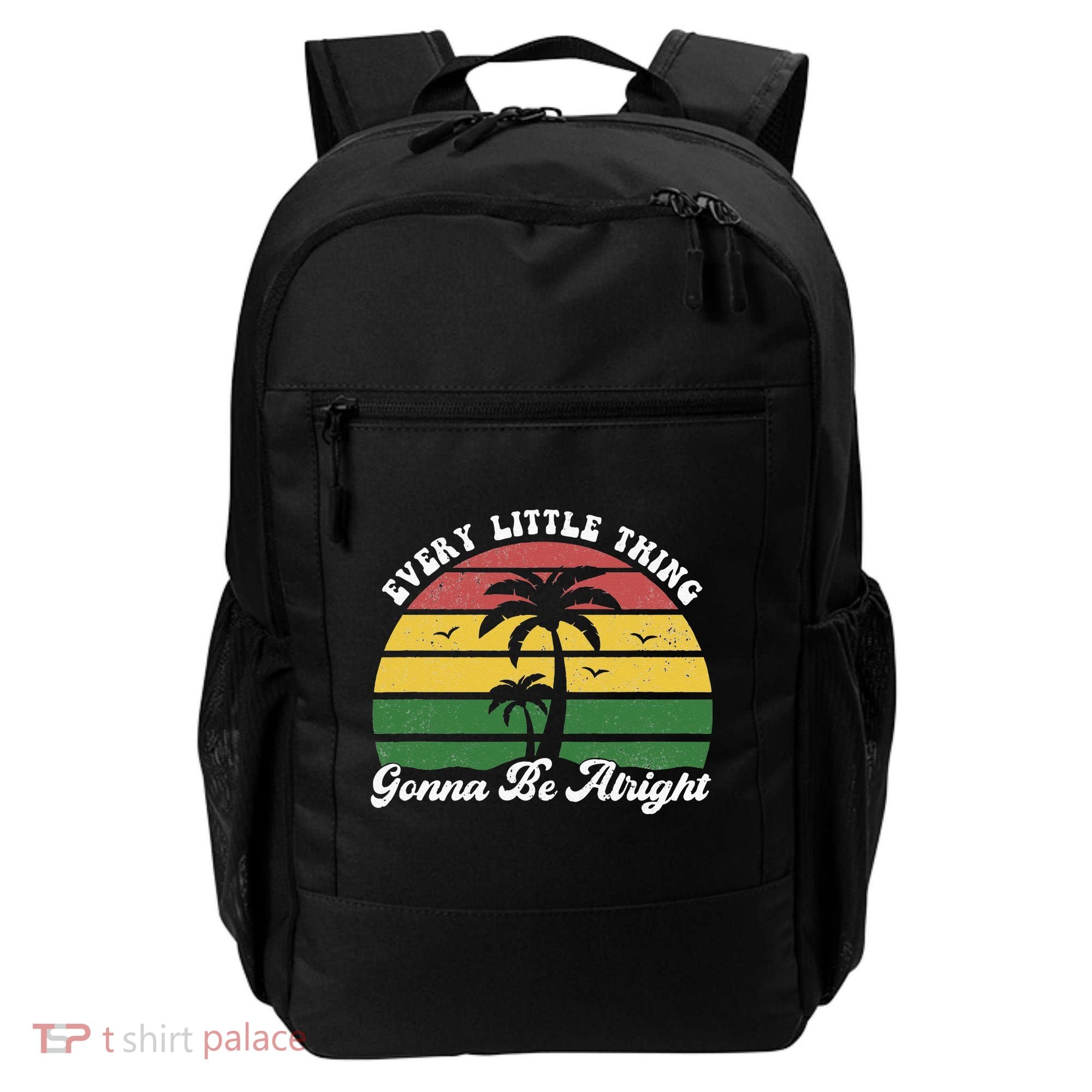 Every Little Thing Is Gonna Be Alright Jamaica Funny Reggae Backpack