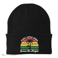 Every Little Thing Is Gonna Be Alright Jamaica Funny Reggae Beanie thumb 0