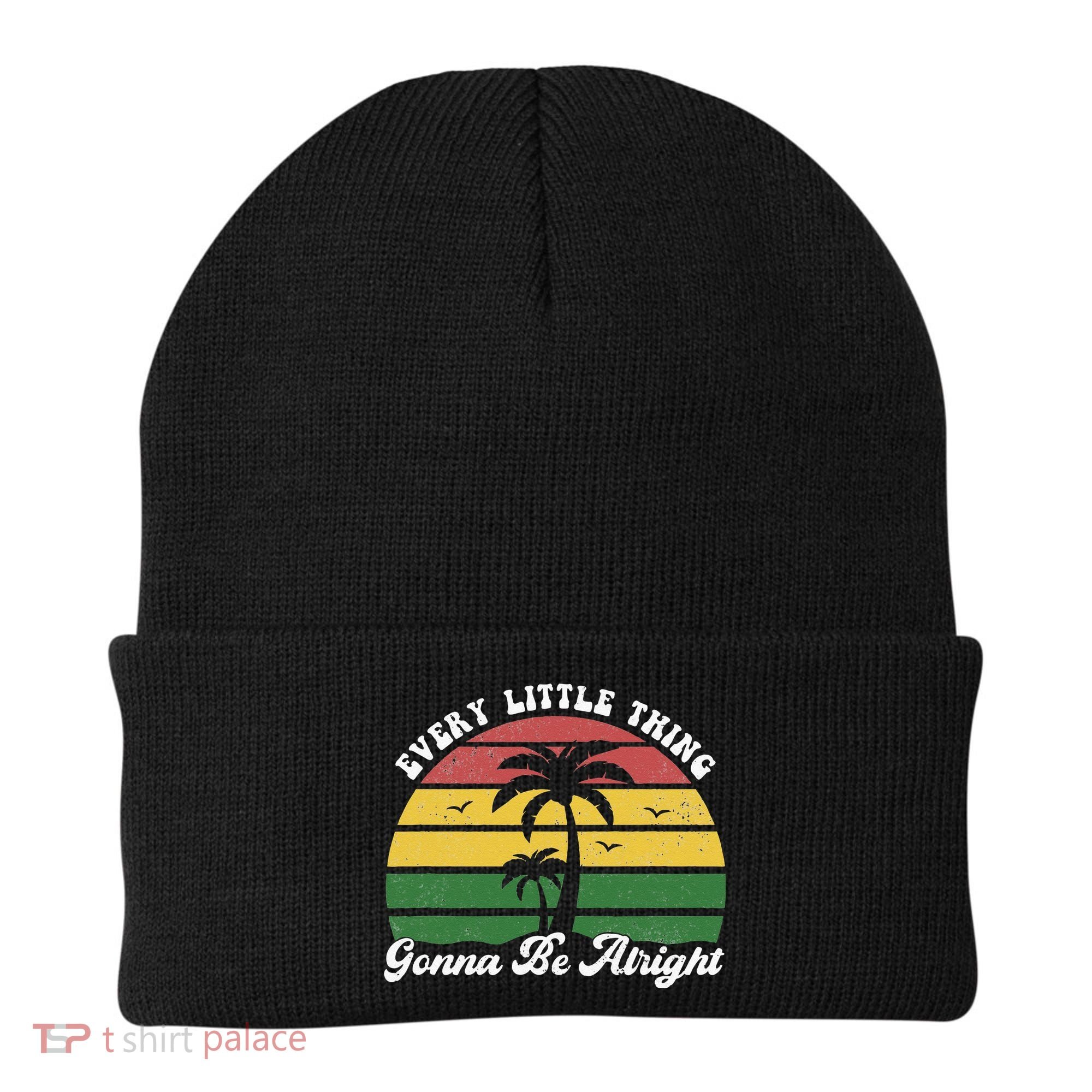 Every Little Thing Is Gonna Be Alright Jamaica Funny Reggae Beanie