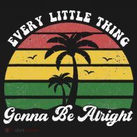 Every Little Thing Is Gonna Be Alright Jamaica Funny Reggae Women's Tank Top thumb 5