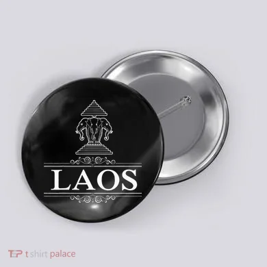 Erawan Laos Three Headed Elephant Button