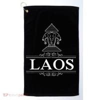 Erawan Laos Three Headed Elephant Golf Towel thumb 0
