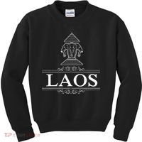 Erawan Laos Three Headed Elephant Kids Sweatshirt thumb 0
