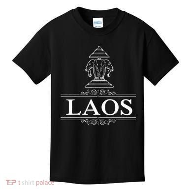 Erawan Laos Three Headed Elephant Kids T-Shirt