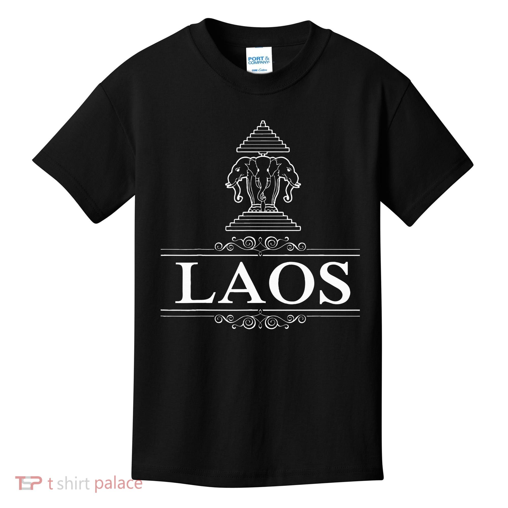 Erawan Laos Three Headed Elephant Kids T-Shirt