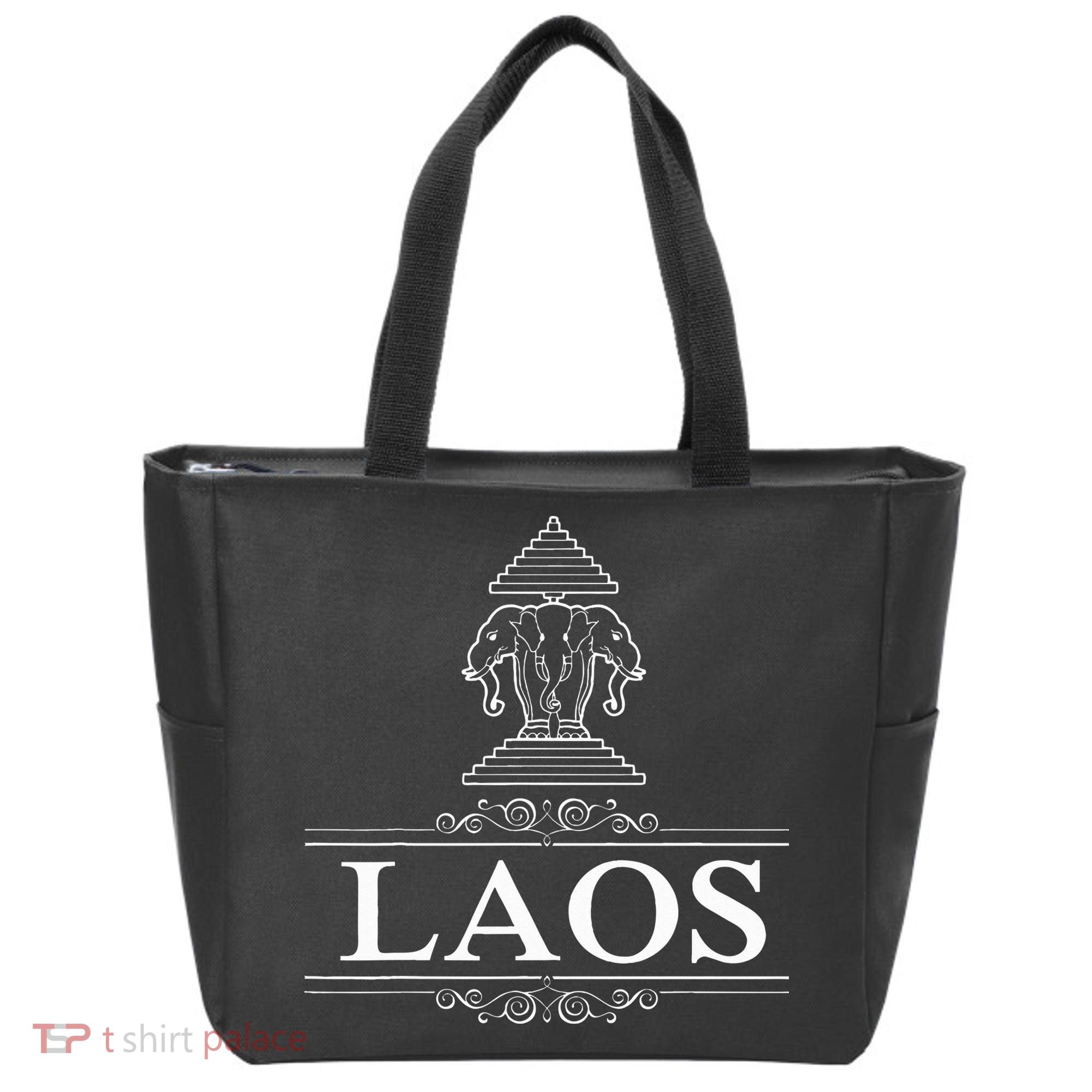 Erawan Laos Three Headed Elephant Tote Bag