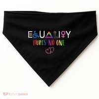 Equality Love Together Equality Hurt No One Human Rights USA-Made Doggie Bandana thumb 0