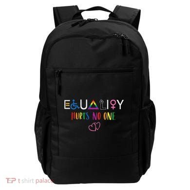 Equality Love Together Equality Hurt No One Human Rights Backpack