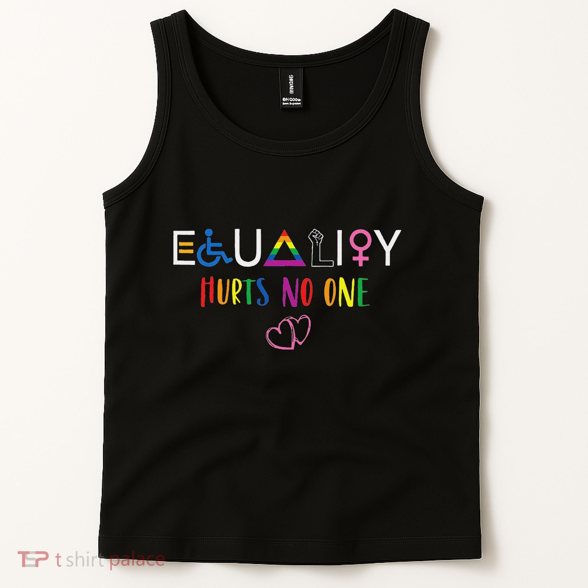 Equality Love Together Equality Hurt No One Human Rights Tank Top