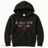 Equality Love Together Equality Hurt No One Human Rights Kids Hoodie thumb 0