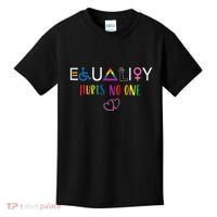 Equality Love Together Equality Hurt No One Human Rights Kids T-Shirt thumb 0