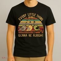 Every Little Thing Is Gonna Be Alright Birds Singing Vintage T-Shirt thumb 3