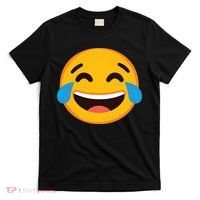 Emoticon Laughing Tears Face With Tears Of Joy Gift T-Shirt thumb 0