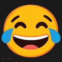 Emoticon Laughing Tears Face With Tears Of Joy Gift T-Shirt thumb 7