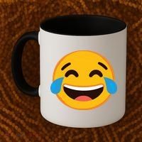 Emoticon Laughing Tears Face With Tears Of Joy Gift Coffee Mug thumb 2