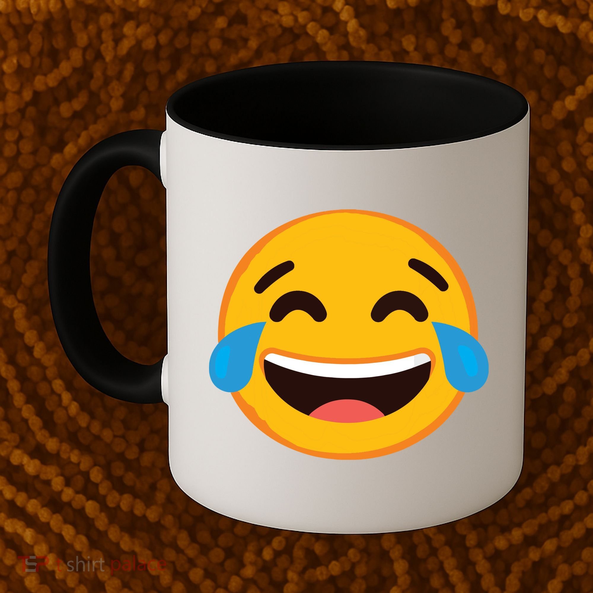 Emoticon Laughing Tears Face With Tears Of Joy Gift Coffee Mug