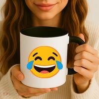 Emoticon Laughing Tears Face With Tears Of Joy Gift Coffee Mug thumb 3