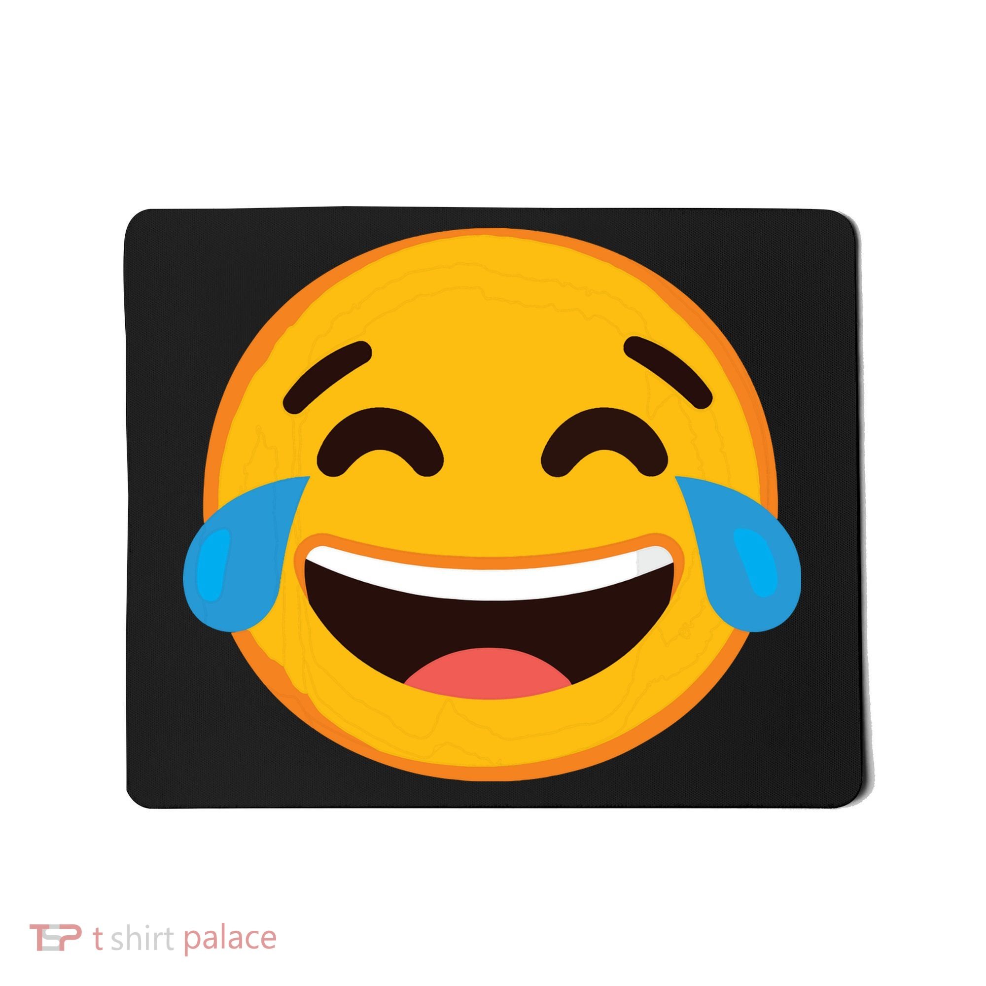 Emoticon Laughing Tears Face With Tears Of Joy Gift Mousepad
