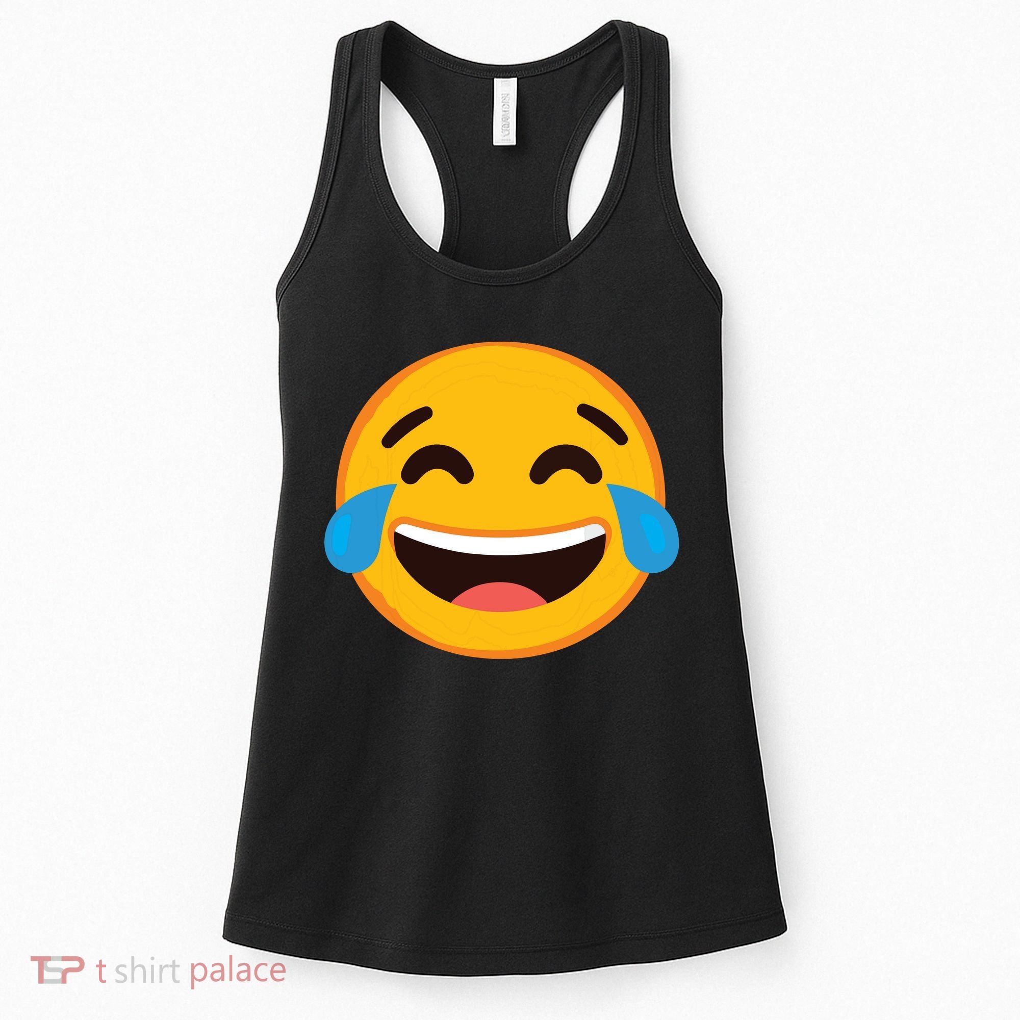 Emoticon Laughing Tears Face With Tears Of Joy Gift Women's Tank Top